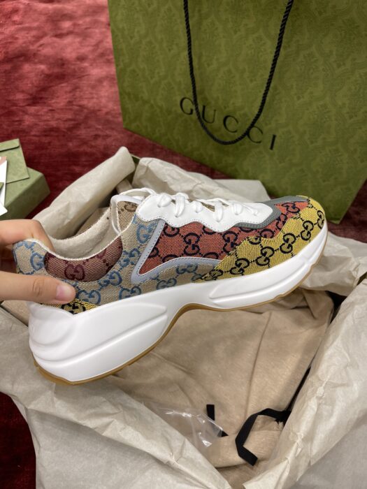 [GZ] 구찌 레플리카 라이톤 GG 멀티컬러 스니커즈 663681 2UZJ0 7064 최상급 하이엔드 - best 19