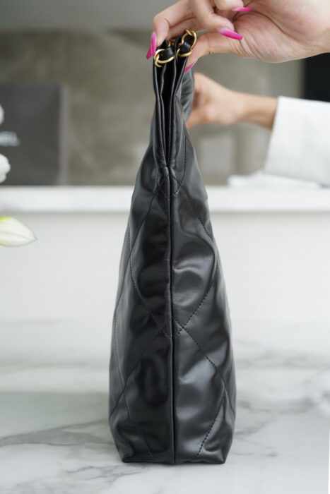 샤넬 레플리카 22백 금장 미듐 [블랙] 13