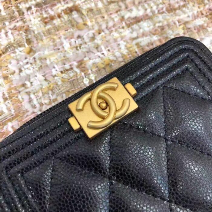 샤넬 레플리카 캐비어 보이 지퍼 카드지갑 3