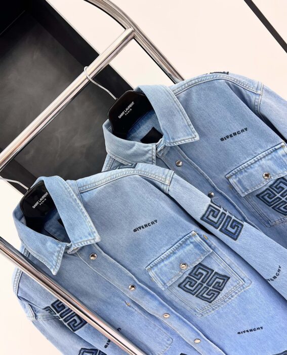 (VG) 지방시 레플리카 데님 코튼 셔츠 11