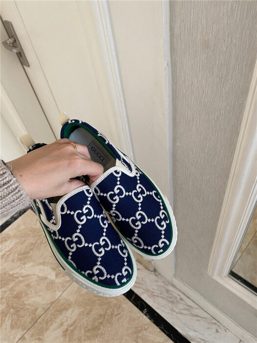 구찌 레플리카 GG 슈프림 테니스 슬립온 스니커즈 5