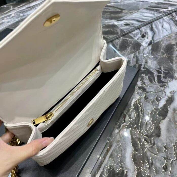 생로랑 레플리카 퀼팅 가죽 미디엄백 11