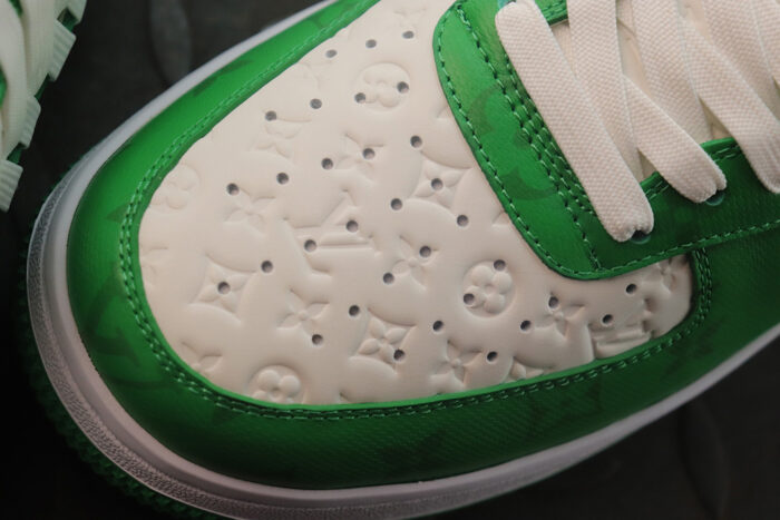 루이비통-레플리카-나이키-에어-포스-1-바이-버질-명품 레플리카 미러 SA급 루이비통 레플리카 나이키 에어 포스 1 바이 버질 아블로 화이트 짐 그린 LVNAFG 14