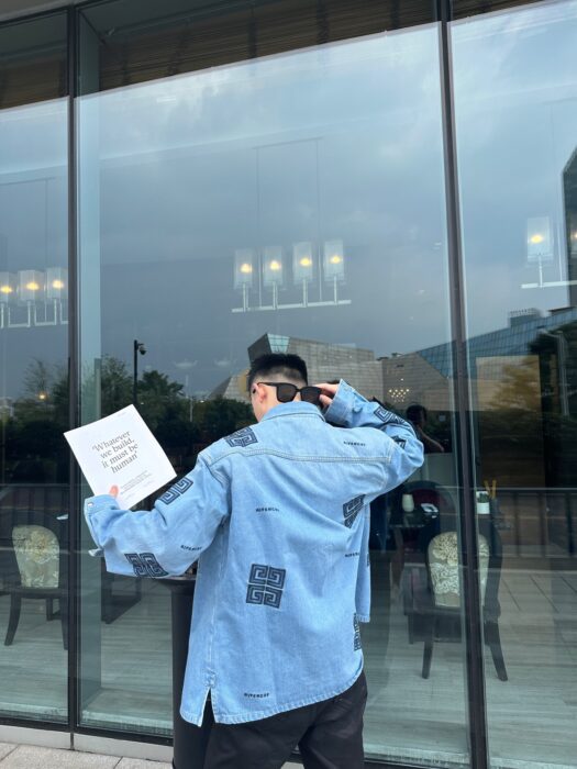 (VG) 지방시 레플리카 데님 코튼 셔츠 4