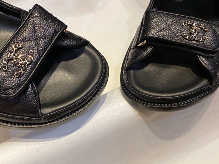 샤넬 레플리카 CC 크루즈 벨크로 샌들 G35927 [블랙] 34