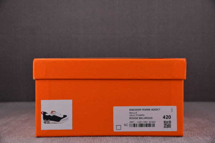 에르메스 레플리카 바운싱 메쉬 스웨이드 스니커즈 [네이비&그레이] 11