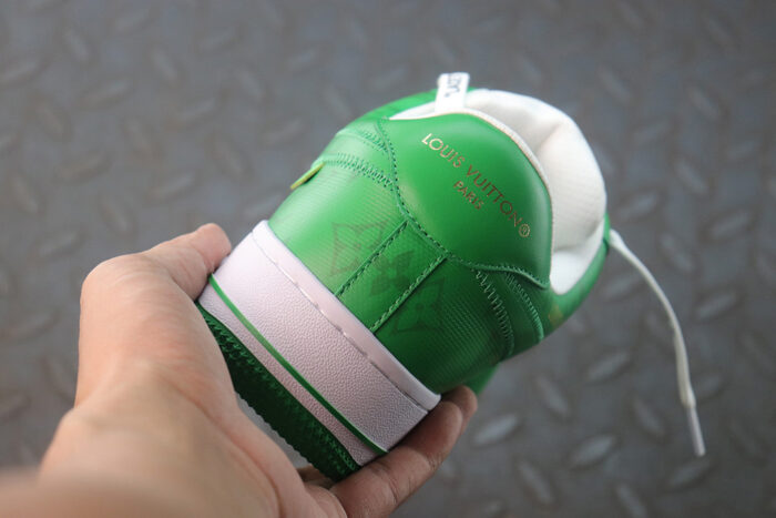 루이비통-레플리카-나이키-에어-포스-1-바이-버질-명품 레플리카 미러 SA급 루이비통 레플리카 나이키 에어 포스 1 바이 버질 아블로 화이트 짐 그린 LVNAFG 3