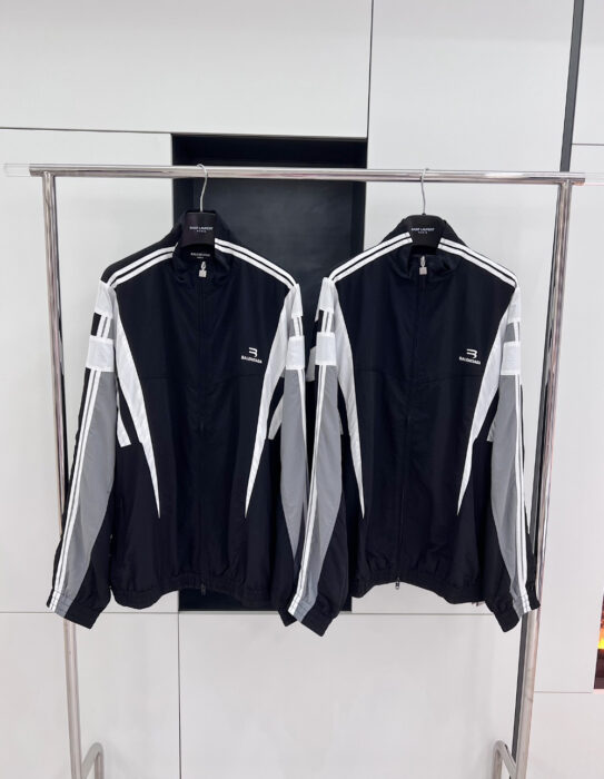발렌시아가 레플리카 스포티 B 레귤러 트랙수트 자켓 [블랙] 25