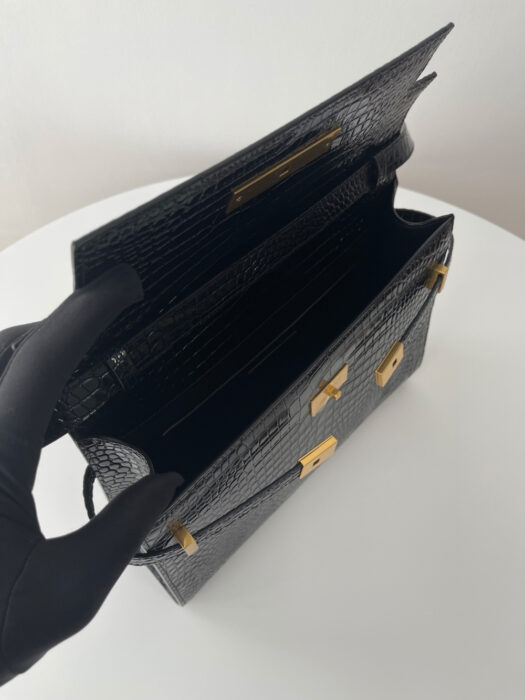 입생로랑 레플리카 맨해튼 샤이니 라지 숄더백 579271DND0J1000 18