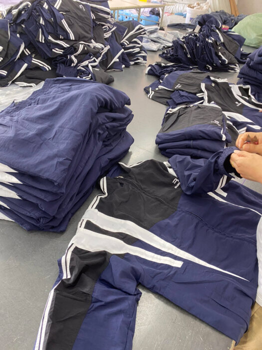 발렌시아가 레플리카 스포티 B 레귤러 트랙수트 자켓 [블랙] 42