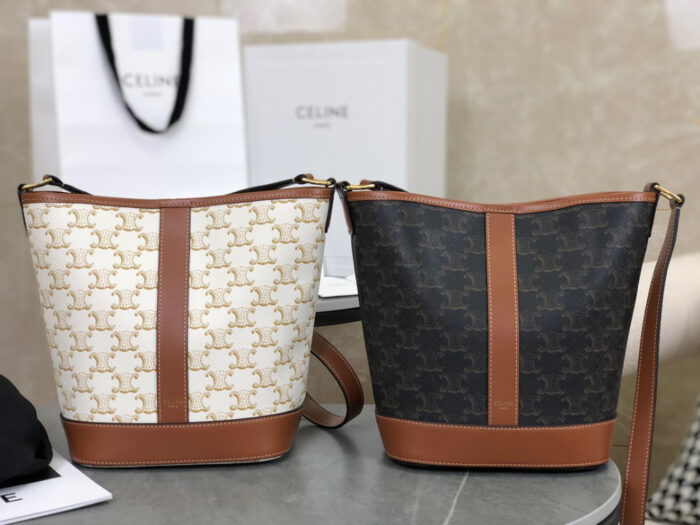 셀린느 탄 트리옹프 스몰 버킷백 [매장-230만원대] 레플리카 미러급 SA급 S급 고퀄리티 숄더백 크로스백 [여성] best 38