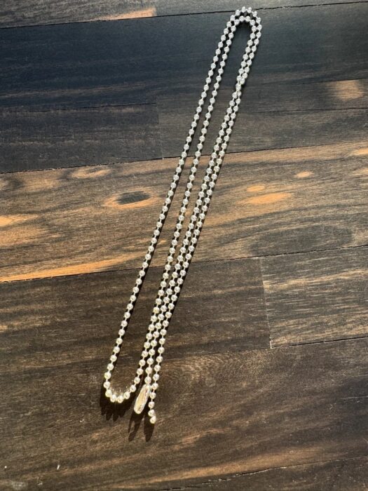 크롬하츠 베이직 구슬 체인 목걸이 레플리카 미러급 SA급 S급 고퀄리티 최상급 하이엔드 악세사리 [남성여성공용]