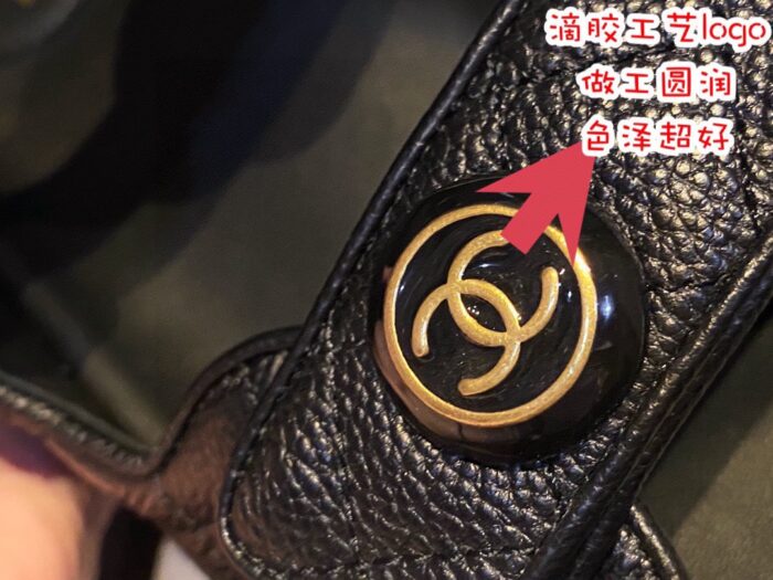 샤넬 레플리카 에폭시 CC코인 벨크로 샌들 [블랙] 4