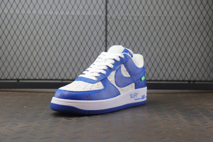 루이비통 레플리카 나이키 에어 포스 1 바이 버질 아블로 화이트 팀 로얄 LVNAFUB 2