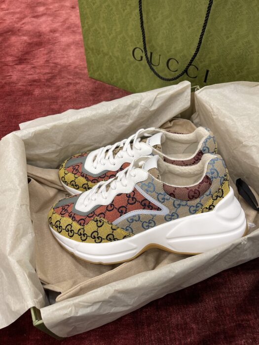 [GZ] 구찌 레플리카 라이톤 GG 멀티컬러 스니커즈 663681 2UZJ0 7064 최상급 하이엔드 - best 21