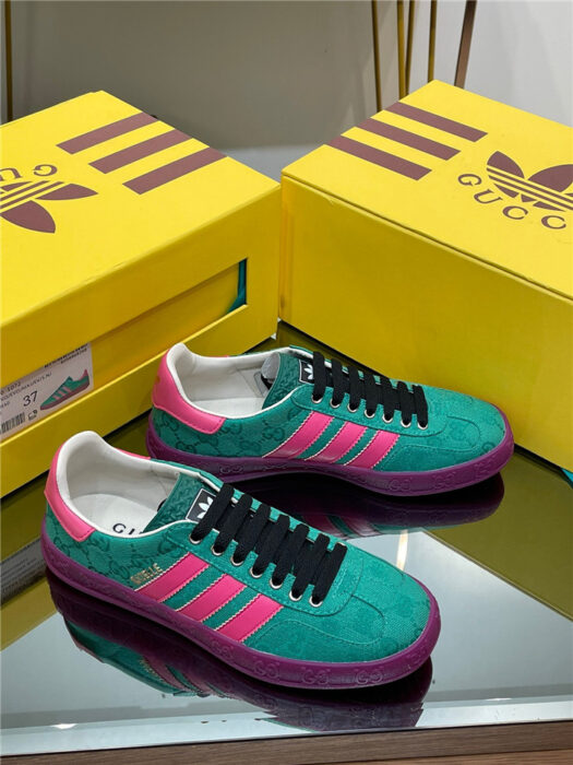 구찌-레플리카-아디다스-오리지널-gg-캔버스-가젤-스니커즈-명품 레플리카 미러 SA급 구찌 레플리카 아디다스 오리지널 GG 캔버스 가젤 스니커즈 13