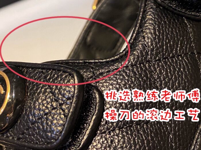 샤넬 레플리카 에폭시 CC코인 벨크로 샌들 [블랙] 5