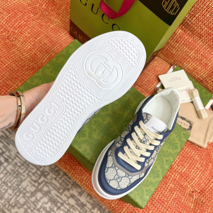 구찌 레플리카 엠보스 스니커즈 웹 네이비 미러급 SA급 S급 고퀄리티 신발 best [남성여성공용] 8