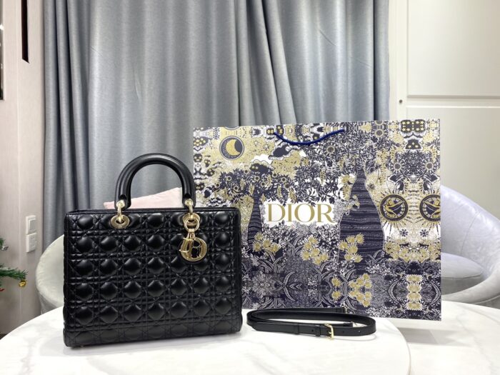 디올 레플리카 레이디디올 라지 백 까나쥬 7