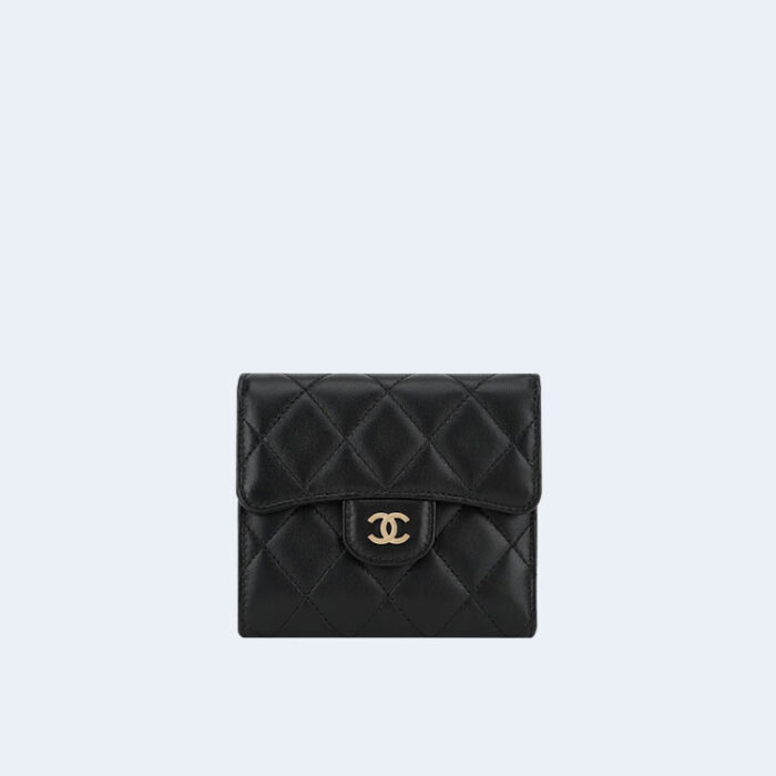 샤넬 클래식 램스킨 스몰 플랩 지갑 골드 레플리카 미러급 SA급 S급 고퀄리티 월렛 [여성] - best