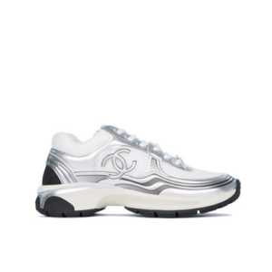 샤넬 레플리카 패브릭 라미네이티드 스니커즈