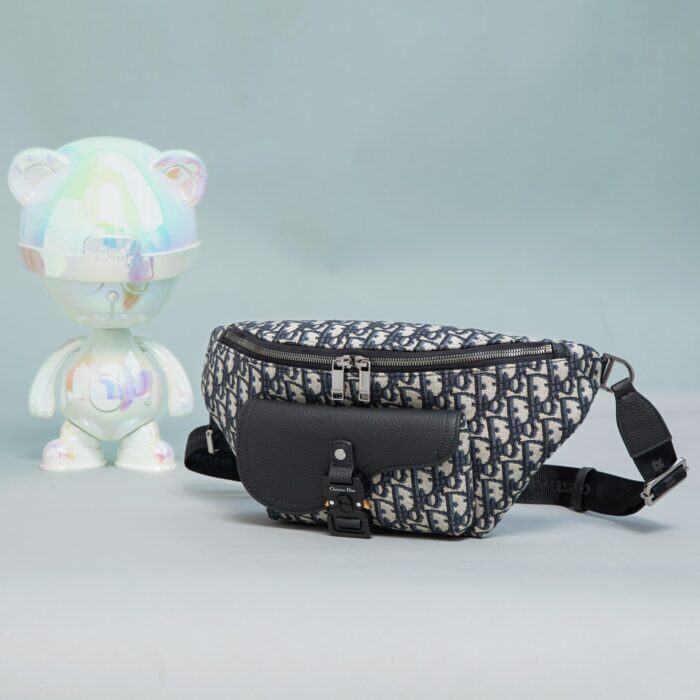 디올 새들 벨트 백 오블리크 자카드 그레인드 카프스킨 베이지 블랙 레플리카 미러급 SA급 S급 고퀄리티 최상급 하이엔드 가방 [남성여성공용] - best 5