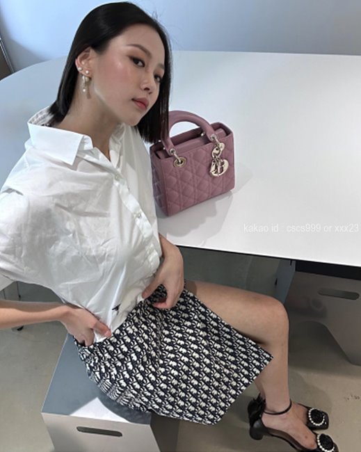 [고민시 PICK] 디올 마이 ABC디올 스몰 레이디 백 핸드백 토트백 크로스백 레플리카 미러급 SA급 S급 고퀄리티 셀럽 가방 [여성] - best 3