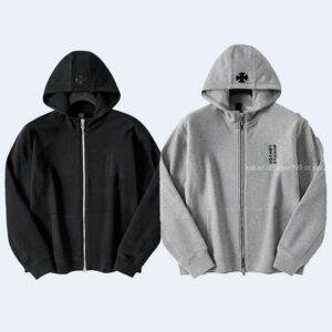 크롬하츠 레터링 로고 후드집업 (2 color) 레플리카 미러급 SA급 S급 고퀄리티 의류 [남성여성공용] 최상급 하이엔드 - thebest