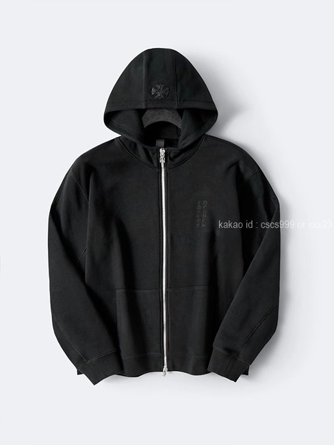 크롬하츠 레터링 로고 후드집업 (2 color) 레플리카 미러급 SA급 S급 고퀄리티 의류 [남성여성공용] 최상급 하이엔드 - thebest 2