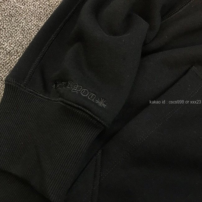 크롬하츠 레터링 로고 후드집업 (2 color) 레플리카 미러급 SA급 S급 고퀄리티 의류 [남성여성공용] 최상급 하이엔드 - thebest 7