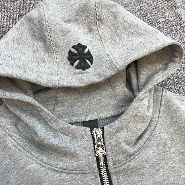 크롬하츠 레터링 로고 후드집업 (2 color) 레플리카 미러급 SA급 S급 고퀄리티 의류 [남성여성공용] 최상급 하이엔드 - thebest 13