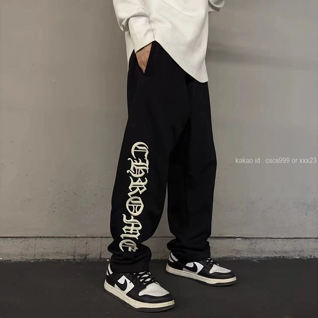 크롬하츠 슬로 라이드 스웨트팬츠 긴바지 레플리카 미러급 SA급 S급 고퀄리티 의류 [남성] 최상급 하이엔드 - best