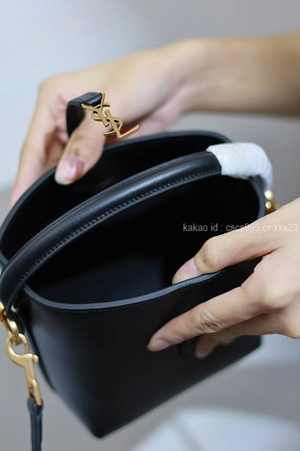 [차정원 PICK] 생로랑 LE 37 미니 버킷백 크로스백 레플리카 미러급 SA급 S급 고퀄리티 셀럽 가방 [여성] - best 11
