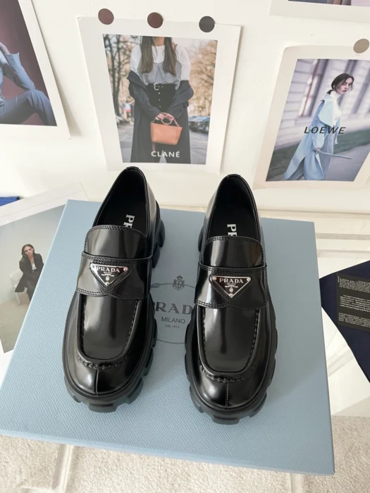 프라다 레더 통굽 구두 로퍼 5.5cm 레플리카 미러급 SA급 S급 고퀄리티 신발 구두 [여성] - best 최상급 하이엔드 7