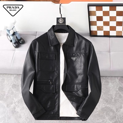 프라다 가죽자켓 남성 의류 PR-O602S 레플리카 미러급 SA급 S급 고퀄리티  [남성] 최상급 하이엔드 - best