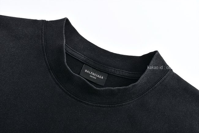 발렌시아가 반팔 라운드 티셔츠 레플리카 미러급 SA급 S급 고퀄리티 의류 [남성여성공용] 최상급 하이엔드 - best 8