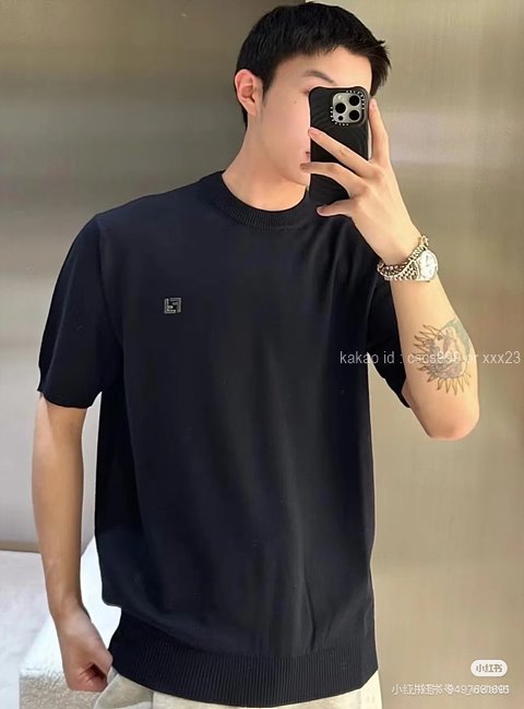 펜디 (2 color) 반팔 라운드 니트 레플리카 미러급 SA급 S급 고퀄리티 의류 [남성] 최상급 하이엔드 - best 3