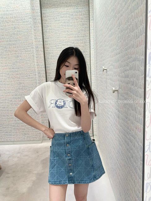 디올 (2 color) 반팔 라운드 티셔츠 레플리카 미러급 SA급 S급 고퀄리티 의류 [남성여성공용] - best 5