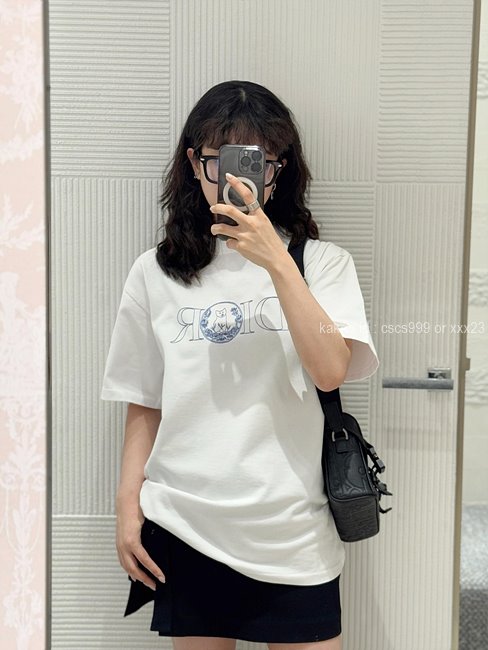 디올 (2 color) 반팔 라운드 티셔츠 레플리카 미러급 SA급 S급 고퀄리티 의류 [남성여성공용] - best 6