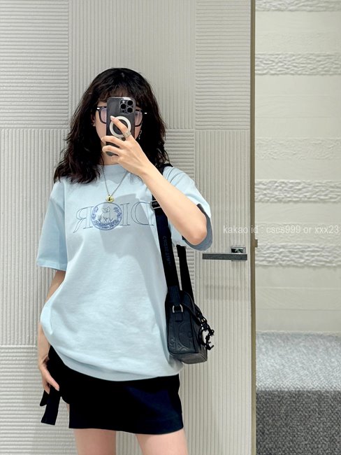 디올 (2 color) 반팔 라운드 티셔츠 레플리카 미러급 SA급 S급 고퀄리티 의류 [남성여성공용] - best 8