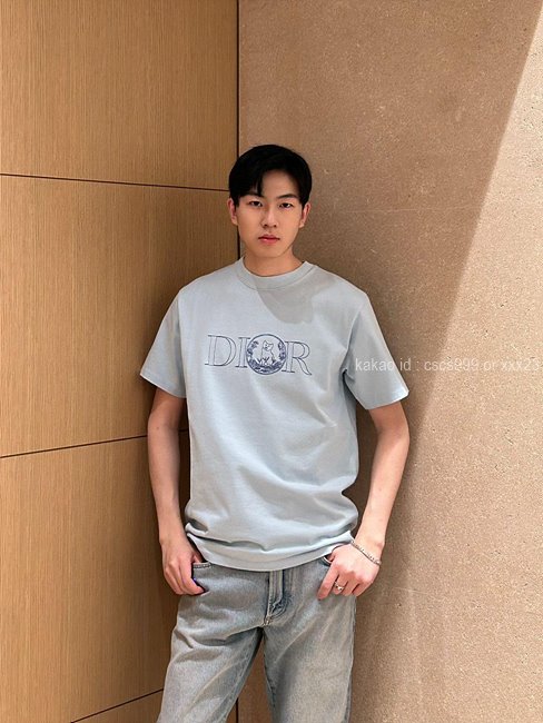 디올 (2 color) 반팔 라운드 티셔츠 레플리카 미러급 SA급 S급 고퀄리티 의류 [남성여성공용] - best 9