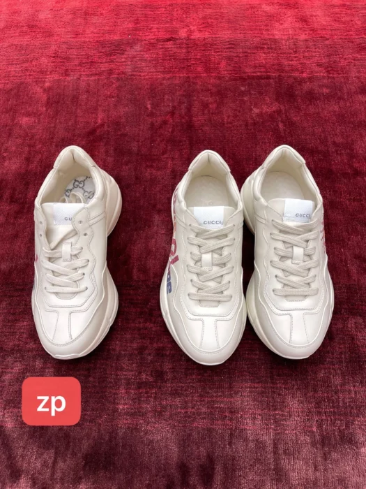 구찌 모노그램 하트 핑크 그러데이션 라이톤 레플리카 미러급 SA급 S급 고퀄리티 신발 스니커즈 [여성] - best 7