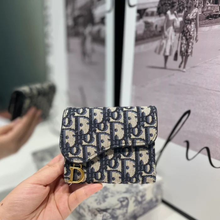 디올 새들 로투스 지갑 블루 레플리카 미러급 SA급 S급 고퀄리티 월렛 [여성] 7