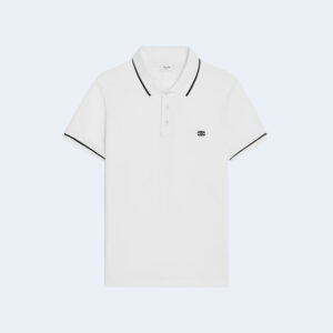 셀린느 코튼 피케 클래식 폴로 셔츠 화이트 레플리카 미러급 SA급 S급 고퀄리티 반팔 카라티 [남성]