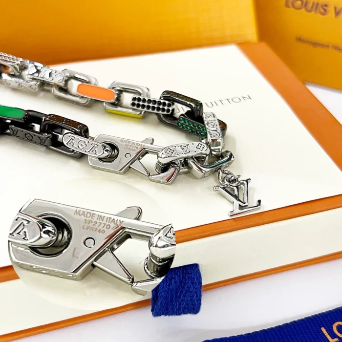 루이비통 파라다이스 체인 레인보우 팔찌 MP3334 레플리카 미러급 SA급 S급 고퀄리티  [남성] 6