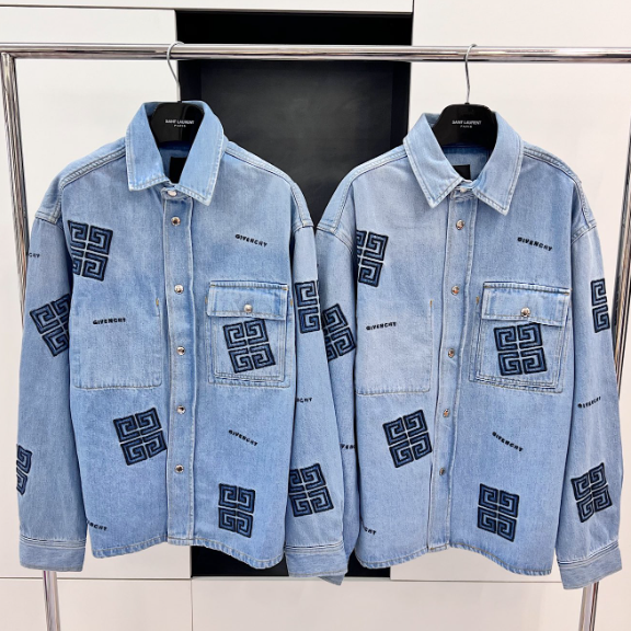 (VG) 지방시 레플리카 데님 코튼 셔츠