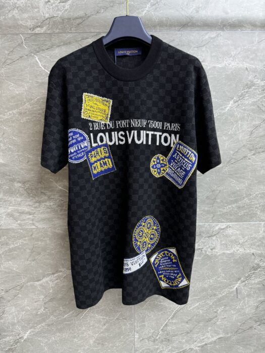 루이비통 체커보드 반팔 레플리카 미러급 SA급 S급 고퀄리티 하이엔드 최상급 의류 [남성여성공용] - best 8