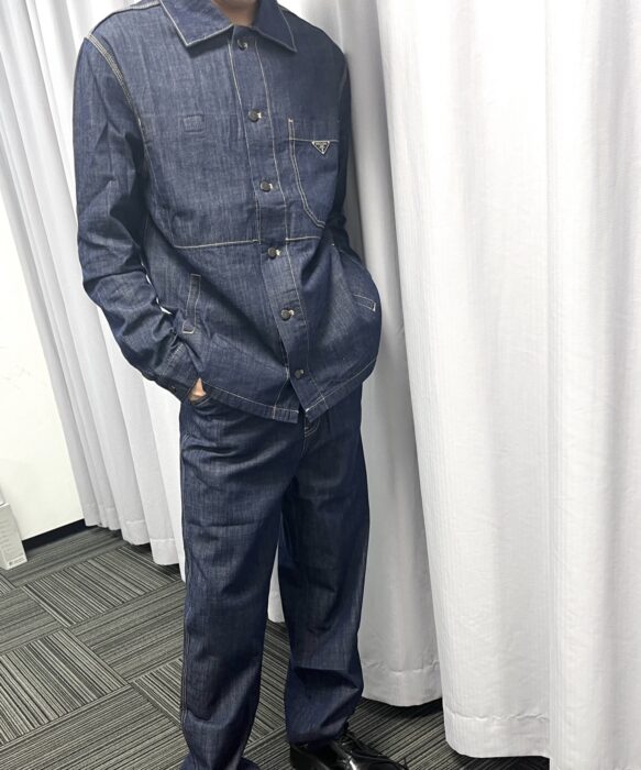 프라다 스트레이트핏 단색 청바지 레플리카 미러급 SA급 S급 고퀄리티 하이엔드 최상급 의류 [남성] - best 2