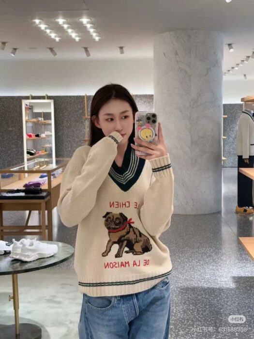 발렌티노 강아지 스웨터 레플리카 미러급 SA급 S급 고퀄리티 하이엔드 최상급 의류 [남성여성공용] - best 3