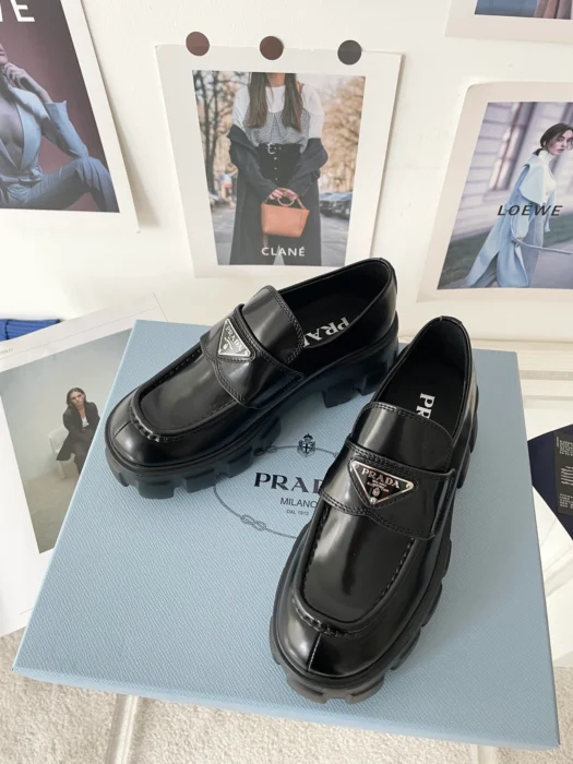 프라다 레더 통굽 구두 로퍼 5.5cm 레플리카 미러급 SA급 S급 고퀄리티 신발 구두 [여성] - best 최상급 하이엔드 8